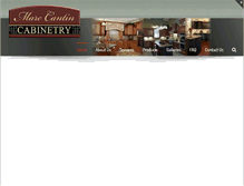 Tablet Screenshot of mcantincabinetry.com